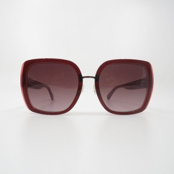 Kate Spade New Kimber/G/S C9A Red/Burgundy Shaded Square Sunglasses main image 8